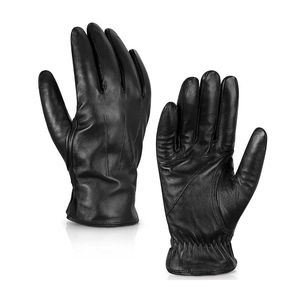 Gants en cuir unisexes respirants d'hiver entièrement personnalisés avec logo, cuir véritable, écologiques, utilisation en extérieur, couleur personnalisée - Product Image 2