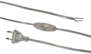Cavo di collegamento da 1,5 m con interruttore di ingresso trasparente (Koala AR5331553) - Product Image 1