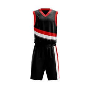Maillots de basket-ball bleus respirants pour hommes, ensembles de vêtements de sport imprimés comprenant des uniformes d'entraînement, taille plus, basket-ball universitaire - Product Image 5