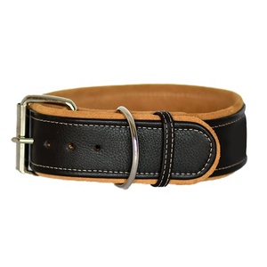 Collar de lujo para mascotas de alta resistencia de cuero fuerte con acolchado suave personalizado para perros pequeños, medianos y grandes - Product Image 3
