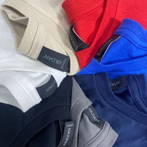 T-shirt solide sans manches toutes saisons de style classique vente chaude 100% toile de coton Options personnalisables broderie 3D séchage rapide - Product Image 4