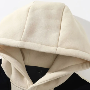 Sudadera con Capucha Unisex con Paneles en Contraste, Felpa Premium, Ropa Casual de Calle, Sudadera con Capucha para Invierno - Product Image 3