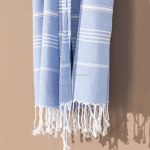 Albornoz unisex XL de algodón y lino tejido de secado rápido y transpirable sólido todo el año ropa de dormir Salón-hecho en Turquía ODM suministrado - Product Image 3