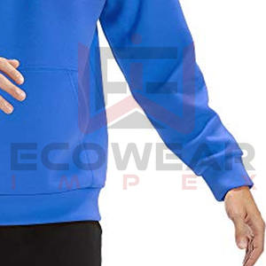Mejor precio Material transpirable Color sólido Hombres Sudadera con capucha Personalizar Logo Hombres Sudadera con capucha Hecho en Pakistán Último diseño Hombres Sudaderas con capucha - Product Image 2