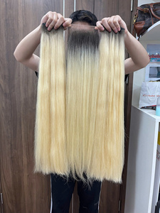 2025 extensiones de cabello crudo de alta calidad Super doble dibujado Color recto Super sedoso paquetes de cabello a granel cutícula alineada - Product Image 5