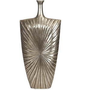 Hot & Attractive Aluminium Casting Sun Burst Design Vase À Fleurs Maison Salon Décoration et Balcon Vase À Fleurs Décoratif - Product Image 1