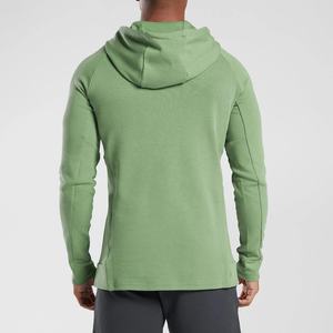 Sweat à capuche personnalisé pour homme, hiver, uni, fermeture éclair, teinture unie, respirant, pour l'aventure et la salle de sport - Product Image 5