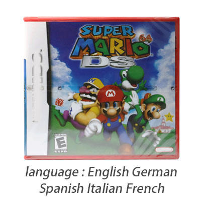 สีดำ-Super marioed 64 DS สีแดง