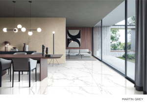 Baldosas blancas esmaltadas con acabado brillante pulido Diseño clásico moderno antibacteriano - Product Image 4