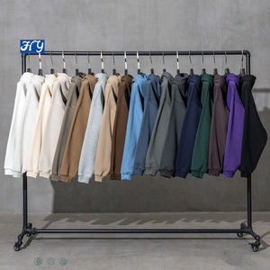 Sweats à capuche en coton épais de haute qualité pour hommes Logo personnalisé grande taille chaleur d'hiver sweats à capuche en polaire vierge personnalisés - Product Image 5