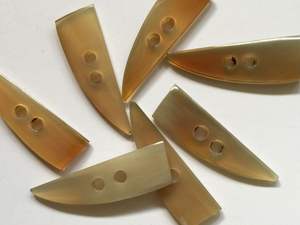 Botón de Palanca de Cuerno de Búfalo, Artesanía de Valle, Ecológico, Duradero, Elegante, Cierre para Ropa de Diseñador, Prendas Hechas a Mano, Moda de Lujo - Product Image 6