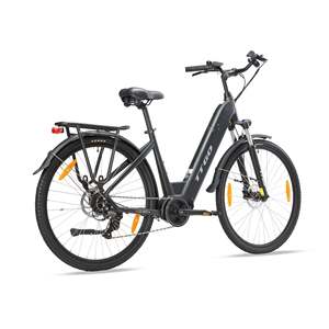 Bicicleta Eléctrica Urbana TTGO C7 (ZZ-28ST) con Motor Central, Shimano de 9 Velocidades, Llantas 700C*45C y Capacidad de Carga de 125 kg - Product Image 3