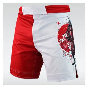 Pantalones Cortos de Boxeo Personalizados en Oferta, Pantalones Cortos de Lucha con Estampado Sublimado, Pantalones Cortos de Boxeo MMA para Hombre en Venta - Product Image 2