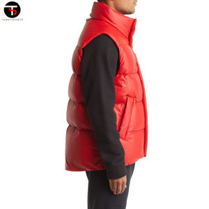 Chaleco acolchado de hombre con logotipo personalizado OEM, chaleco de estilo libre para hombre, chaleco clásico de moda para hombre, el último estilo de impresión - Product Image 4