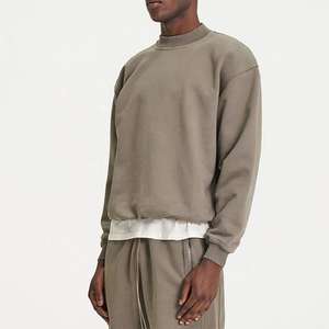 Sudadera con capucha básica lisa de invierno, estilo digital, al por mayor, personalizada, de algodón de alta calidad, tejida, oversize y de corte holgado. - Product Image 5