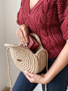 กระเป๋าผ้ากระสอบดีไซน์ทันสมัยพร้อมหูหิ้ว ทำด้วยมือ เหมาะสำหรับใช้ในชีวิตประจำวัน คุณภาพเยี่ยม กระเป๋าผ้าแคนวาสธรรมชาติสำหรับใส่ของช้อปปิ้ง - Product Image 6