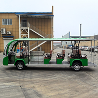 Moteur à faible teneur en carbone à la mode 7.5kw Super Charge 14 sièges Mini bus électrique de luxe Bus touristique électrique