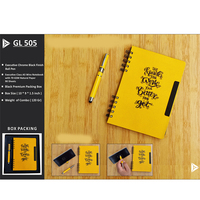 Meilleur cadeau d'affaires de promotion personnalisé-Ensemble de stylos pour cahiers de papeterie pour employés de bureau enseignants d'université pour l'assurance