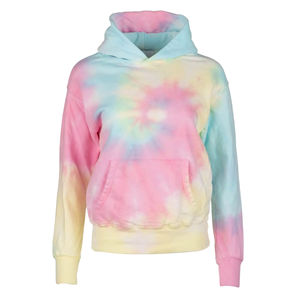 Fournisseurs d'usines OEM, sweats à capuche tie-dye pour hommes, pull-over décontracté en coton, design personnalisé, teinture unie, sweats à capuche tie-dye tendance - Product Image 4