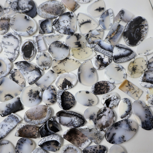 Cabochon d'opale naturelle Dendrite Pierres précieuses en vrac Cabochon lisse unique Dendrite Opale Cabochon pour la fabrication de bijoux - Product Image 2