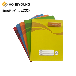 Cahier d'exercices à motif de vagues jaunes pour l'apprentissage des mathématiques et les notes scolaires des élèves - Product Image 1