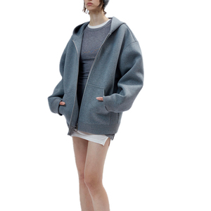 Sudaderas con capucha con cremallera para mujer, sudaderas con capucha transpirables y de secado rápido de algodón 100%, sudaderas con capucha suaves y cómodas de alta calidad a la moda - Product Image 6