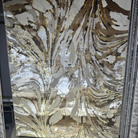 Hochwertige Goldenmoon Maschinengefertigte Polyester Abstrakte Teppiche Wohnzimmer Großer Teppich Gepolstert Rutschfest Haustierfreundlich