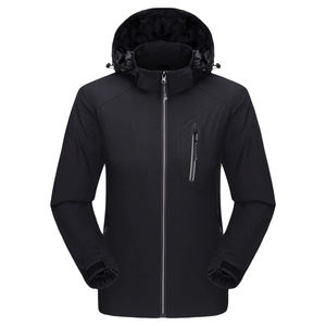 Veste coupe-vent en toile imperméable à col montant pour hommes, pour le printemps, les sports de plein air, l'escalade, la pêche et la randonnée. - Product Image 2