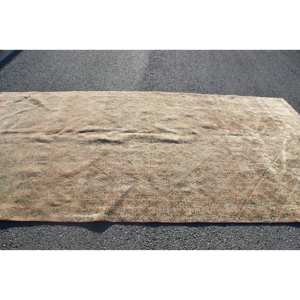 Tapis Turc Vintage Classique Beige Vert Grande Surface 6.1 X 12.5ft Aubusson Design Patchwork Laine Latex pour Salon Couloir - Product Image 3