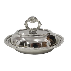 Royal Style Catering Equipment Metal Chafing Dish Decorative Chafing Dish <b>Buffet</b> Food <b>Warmer</b> Brass Metal Chafing Dish - Product Image 4