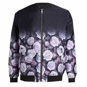 Nueva chaqueta de bombardero de sublimación ligera ajustada para hombre, gran oferta, chaquetas de béisbol con estampado 3D de alta calidad hechas a medida - Product Image 1