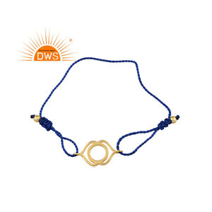 Último diseño hecho a mano 18K chapado en oro encanto pulsera Demi joyería fina para mujer regalo para ella - Product Image 1