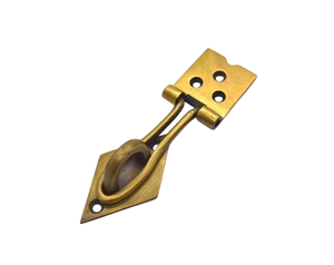 <b>Box</b> latch 120mm antique finish brass wire hasp & staple - Product Image 4