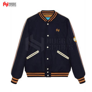 Venta caliente Chaqueta Letterman para hombre con cuello alto Invierno Nuevo diseño para uso en exteriores Precio barato Vendedor superior - Product Image 1