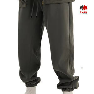 Pantalon de survêtement décontracté léger taille moyenne avec fermeture à cordon de serrage, respirant et écologique à séchage rapide pour hommes - Product Image 3