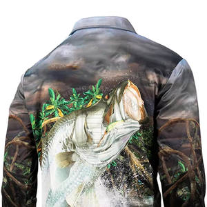 Camisa de Pesca de Manga Larga de Spandex/Poliéster, Ligera, Transpirable, Ropa de Trabajo para Exteriores - Product Image 4