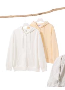 Sweat à capuche zippé en coton épais 2026 pour homme, avec logo personnalisé en laine de renard argenté, impression numérique, confortable pour l'hiver - Product Image 4