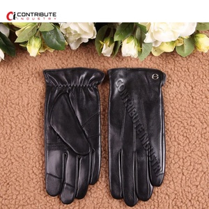Guantes de trabajo de cuero de vaca duraderos, guantes mecánicos de seguridad para conducir en invierno - Product Image 1