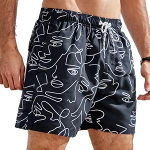 Pantalones cortos deportivos con estampado sublimado para hombre, pantalones cortos cómodos con cintura elástica, diseño personalizado, superventas - Product Image 1