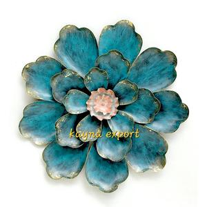 Arte de pared de flores de metal decorativo de lujo decoración interior arte de pared de metal proveedor al por mayor alta calidad decoración de boda arte de pared - Product Image 6