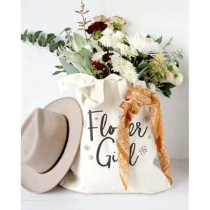 กระเป๋าผ้าแคนวาสสำหรับงานแต่งงานลายดอกไม้ ของตกแต่งงานแต่งงานสุดหรู - Product Image 5