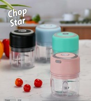 250ml Mini robot culinaire électrique Portable USB Rechargeable Chopper Cutter Blender sans fil pour bébé cuisine maison et voyage