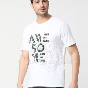 Wholesale 100% Cotton Men's T-Shirts Custom <b>Logo</b> Plain Casual <b>Design</b> for Your <b>Brand</b> Identity - Product Image 4