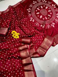 ผ้าไหมโดลาแฟนซีแบบคละลายขายส่ง พร้อมขอบทอและลายทั่วผืน จากอินเดีย สำหรับผู้หญิง วัยผู้ใหญ่ มีสินค้าพร้อมส่ง - Product Image 5