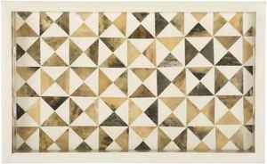 Plateau de service décoratif royal en résine incrustée de MDF, plateau de service écologique, plateau naturel poli, articles de cuisine pour la maison, décoratif - Product Image 2