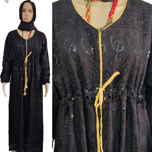 Modest Fashion <b>Printed</b> Dress Jalabiyat Kaftan Dubai <b>Islamic</b> Wear <b>Printed</b> Kaftans For Womens Long Maxi Dress - Product Image 3