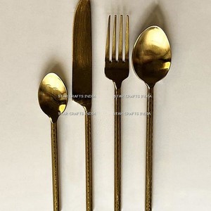 Modern Vintage Designer Antique Flatware Cheese Spreader with Handmade Metal Handle Stainless Steel <b>STAR</b> CRAFTS INDIA Cutlery - Product Image 2