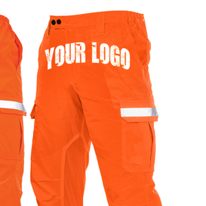 High Visibility Traffic Safety Work <b>Pant</b> Lightweight Reflective Tape Men's Orange Safety <b>Pants</b> Waterproof <b>Hi</b> <b>Vis</b> <b>Pants</b> Available - Product Image 6