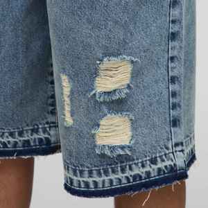 Shorts de Mezclilla Casuales Personalizados para Hombre 2026, Shorts de Mezclilla Personalizados OEM 100% Algodón Elástico, Shorts de Verano para Hombre - Product Image 6