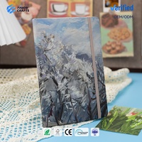 Carnet à couverture rigide personnalisé avec motif peinture à l'huile, journal artistique OEM pour la vente en gros de papeterie
